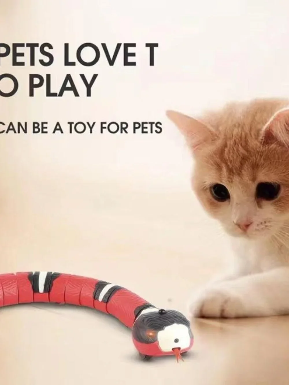 USB Rechargeable,Automatically Sense Obstacles and Escape,Electric Tricky Snake - Picture 8 of 10